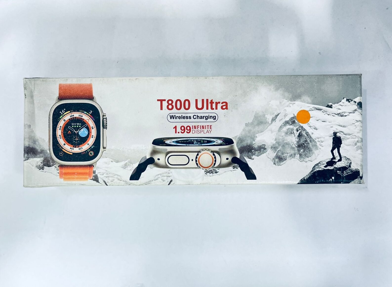 T800 Ultra Smart Watch Answer/Make Call Fitness Tracker IP67 Waterproof 1.99”Screen Heart Rate Blood Oxygen Sleep Monitoring