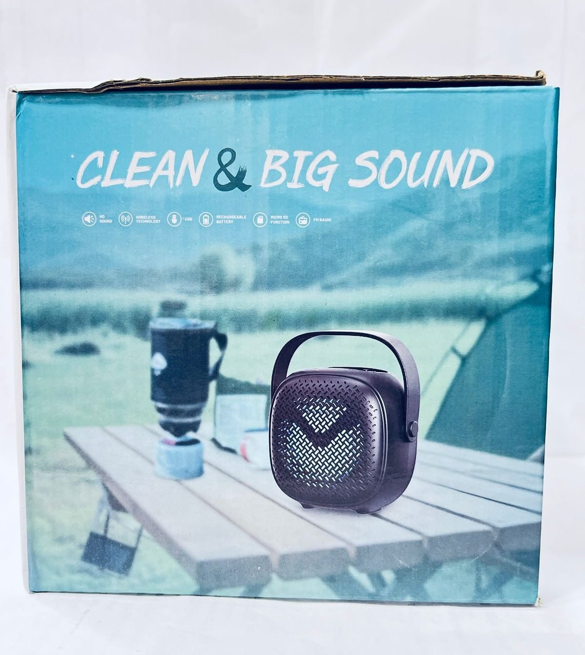 GREATNICE GTS-1941 Bluetooth, USB, SD Card & FM Radio Supported RGB Lighting Wireless Speaker With Microphone