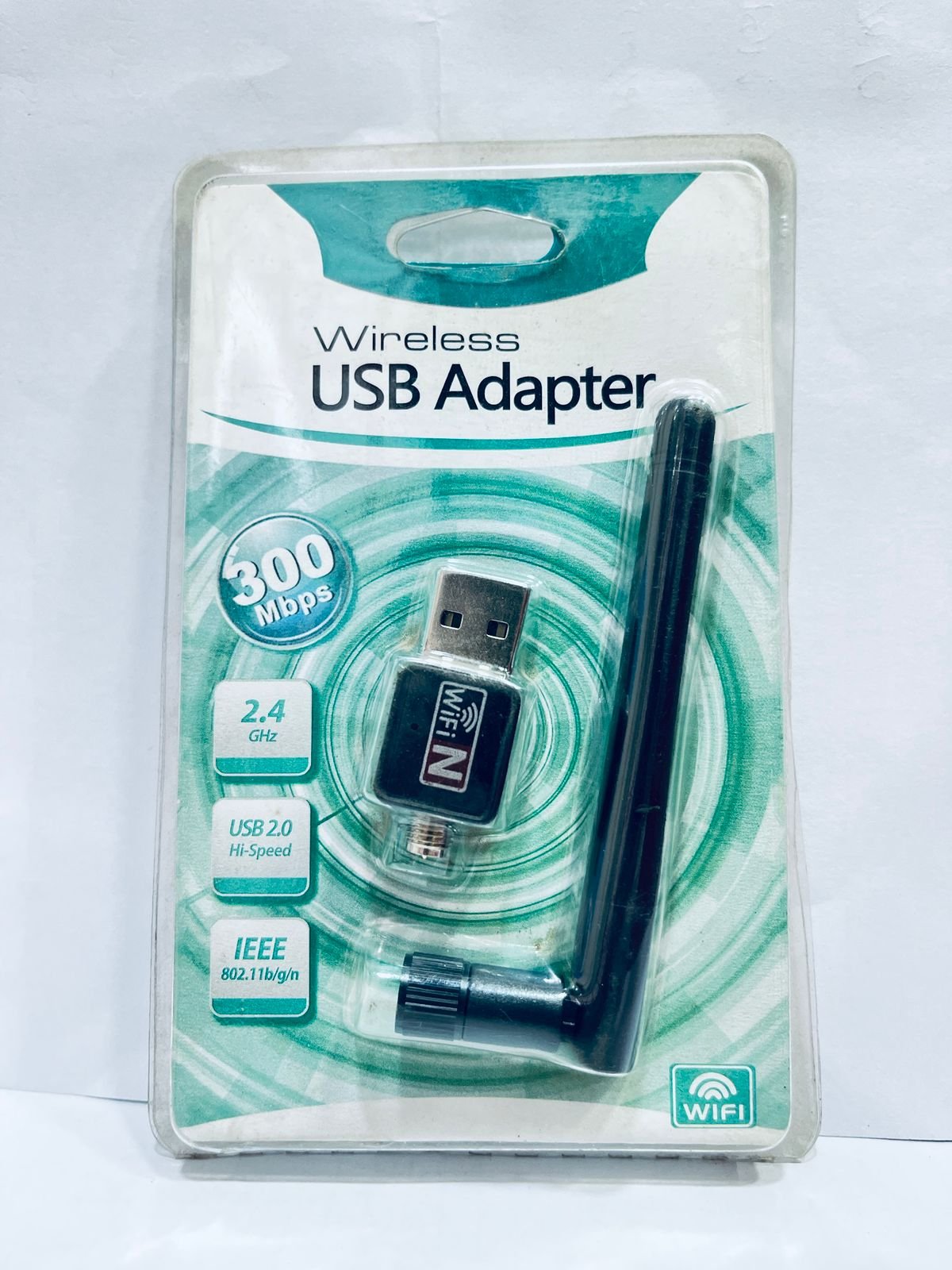 Mini USB Wifi Receiver Adapter Converter for Computer Tablet Wireless Mouse Speaker – Black