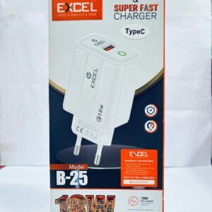 Excel Model B-25 18W Type-C Fast Charger