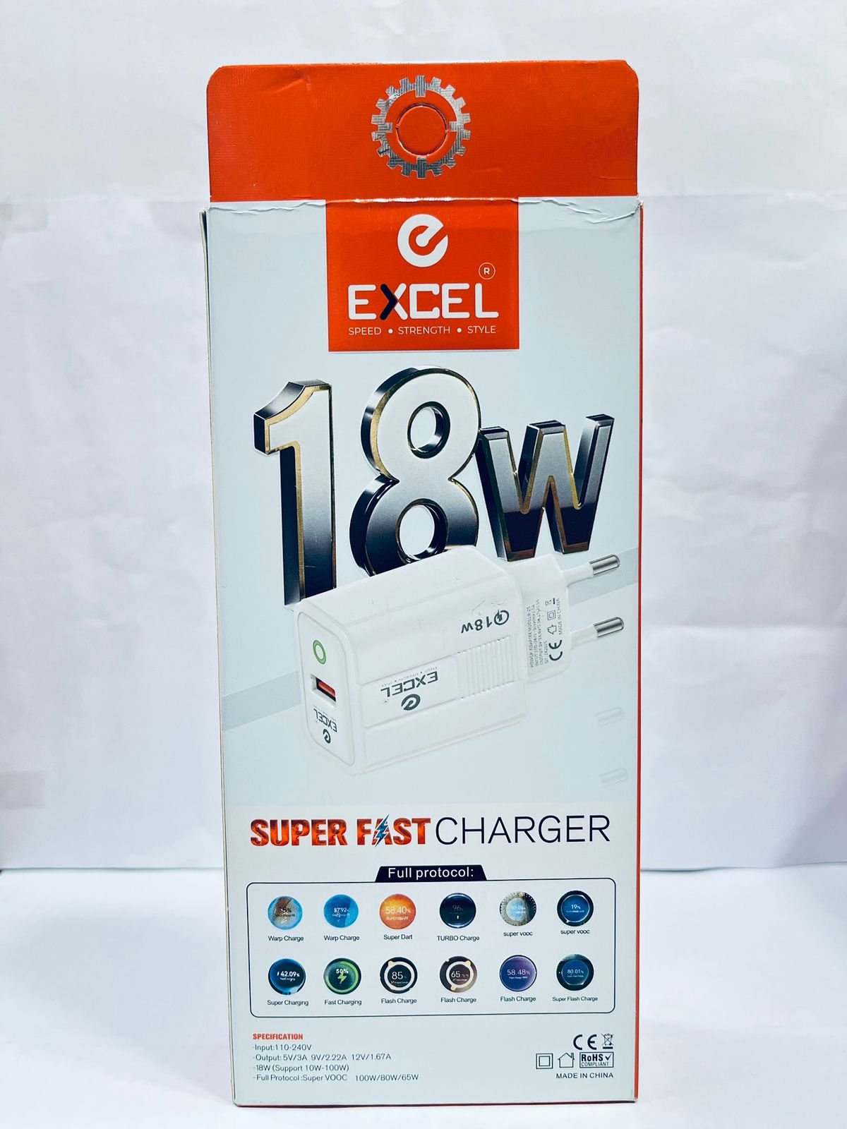 Excel 18W Super Fast Charger (Model B-25