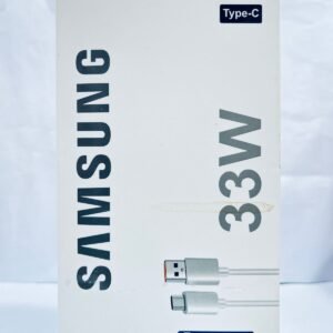 Samsung 33W fast charging USB Type-C cable.