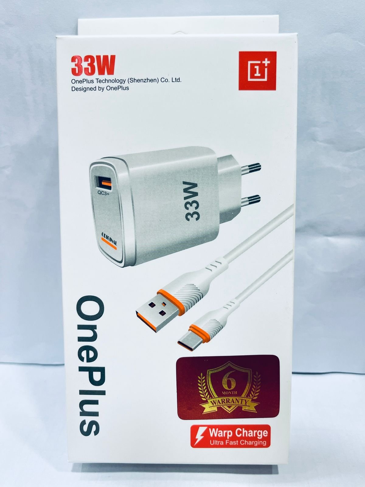 OnePlus Warp Charge 33W Type-C fast charger